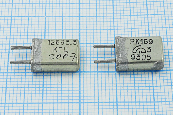 12683,3 \HC25U\\\\РК169МА\1Г --- Кварцевые резонаторы (пьезокерамические, диэлектрические, ПАВ (SAW), резонаторы из других пьезоматериалов)