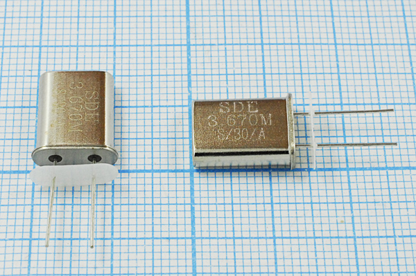 3670 \HC49U\S\ 10\ 30/-20~70C\49U[SDE]\1Г +IS --- Кварцевые резонаторы (пьезокерамические, диэлектрические, ПАВ (SAW), резонаторы из других пьезоматериалов)