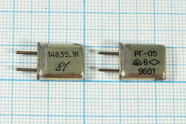 14835,1 \HC25U\\\\РГ05МА\1Г --- Кварцевые резонаторы (пьезокерамические, диэлектрические, ПАВ (SAW), резонаторы из других пьезоматериалов)