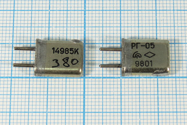14985 \HC25U\\\\РГ05МА\1Г --- Кварцевые резонаторы (пьезокерамические, диэлектрические, ПАВ (SAW), резонаторы из других пьезоматериалов)