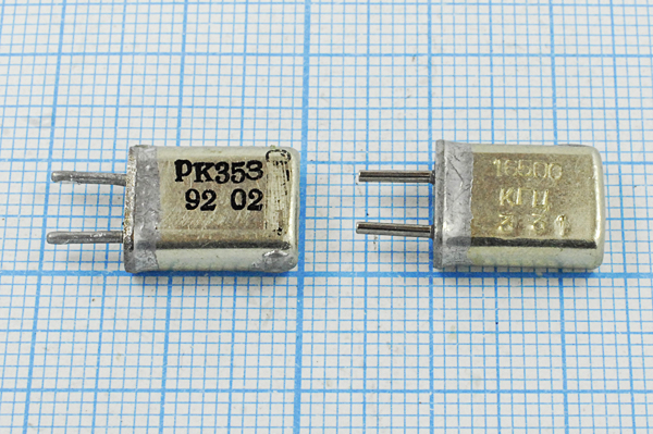 16500 \HC25U\\\\РК353МА\1Г --- Кварцевые резонаторы (пьезокерамические, диэлектрические, ПАВ (SAW), резонаторы из других пьезоматериалов)