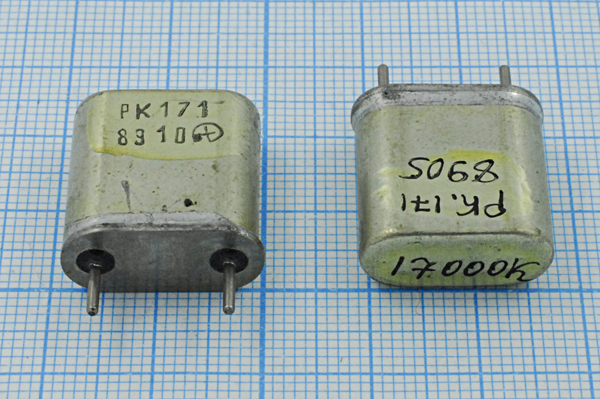 17000 \HC6U\\\\РК171БА\1Г (17000К РК171) --- Кварцевые резонаторы (пьезокерамические, диэлектрические, ПАВ (SAW), резонаторы из других пьезоматериалов)