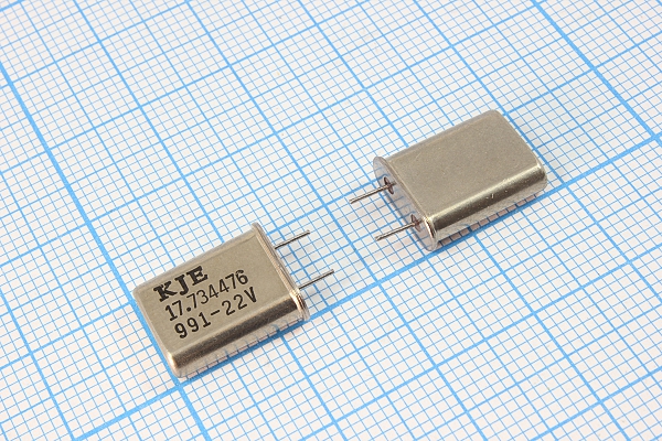 17734,476 \HC49U\12\\\\1Г 4,5мм (KJE) --- Кварцевые резонаторы (пьезокерамические, диэлектрические, ПАВ (SAW), резонаторы из других пьезоматериалов)