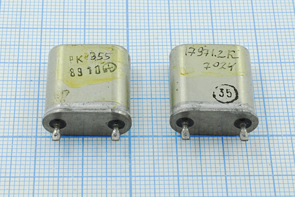 17971,2 \БВ\\\\РК355БВ\1Г --- Кварцевые резонаторы (пьезокерамические, диэлектрические, ПАВ (SAW), резонаторы из других пьезоматериалов)