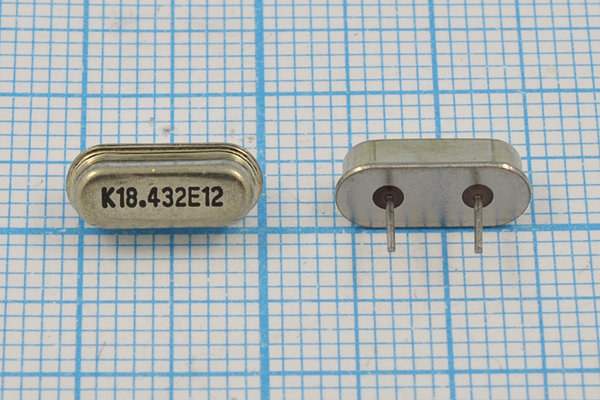 18432 \HC49S3\12\\\\1Г 4мм (K18.432E12) --- Кварцевые резонаторы (пьезокерамические, диэлектрические, ПАВ (SAW), резонаторы из других пьезоматериалов)