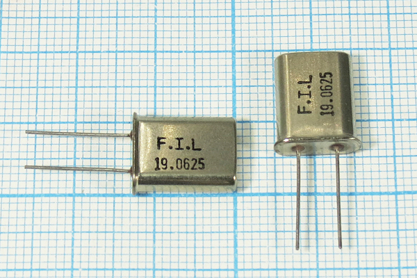 19062,5 \HC49U\\\\\1Г (F.I.L 19.0625) --- Кварцевые резонаторы (пьезокерамические, диэлектрические, ПАВ (SAW), резонаторы из других пьезоматериалов)