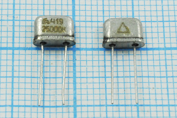 25000 \UM4\S\\\РК419МР\1Г --- Кварцевые резонаторы (пьезокерамические, диэлектрические, ПАВ (SAW), резонаторы из других пьезоматериалов)