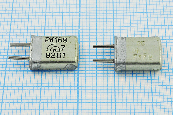 25000 \HC50U\\\\РК169МА\3Г --- Кварцевые резонаторы (пьезокерамические, диэлектрические, ПАВ (SAW), резонаторы из других пьезоматериалов)