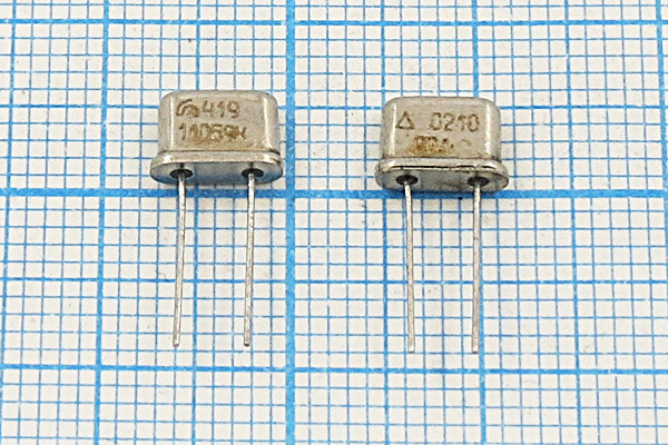 11059 \UM4\S\\\РК419МР\1Г --- Кварцевые резонаторы (пьезокерамические, диэлектрические, ПАВ (SAW), резонаторы из других пьезоматериалов)