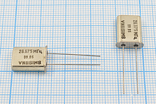 26675 \HC49U\30\\\РПК01МД\3Г (26.675МГц VNIISIMS) --- Кварцевые резонаторы (пьезокерамические, диэлектрические, ПАВ (SAW), резонаторы из других пьезоматериалов)