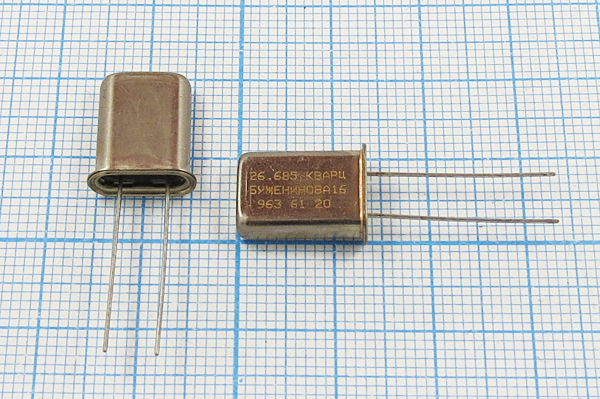 26685 \HC49U\\\\РК374МД\3Г --- Кварцевые резонаторы (пьезокерамические, диэлектрические, ПАВ (SAW), резонаторы из других пьезоматериалов)