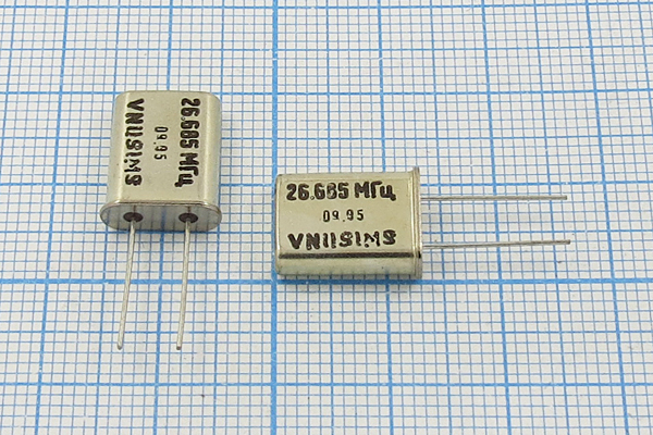26685 \HC49U\30\\ /-40~70C\РПК01МД\3Г --- Кварцевые резонаторы (пьезокерамические, диэлектрические, ПАВ (SAW), резонаторы из других пьезоматериалов)