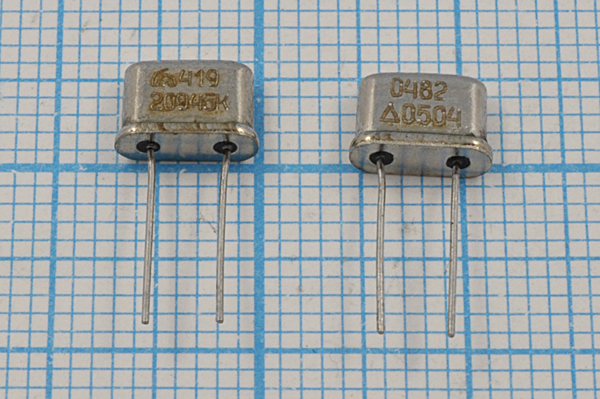 20945 \UM4\S\\\РК419МР\1Г (419 20495К) --- Кварцевые резонаторы (пьезокерамические, диэлектрические, ПАВ (SAW), резонаторы из других пьезоматериалов)