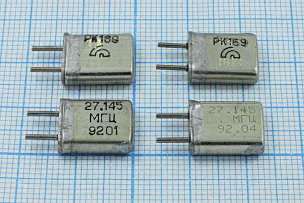 27145 \HC25U\\\\РК169МА\3Г --- Кварцевые резонаторы (пьезокерамические, диэлектрические, ПАВ (SAW), резонаторы из других пьезоматериалов)