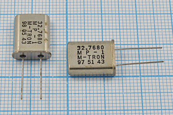 32768 \HC49U\18\\\MP-1\3Г (M-TRON) --- Кварцевые резонаторы (пьезокерамические, диэлектрические, ПАВ (SAW), резонаторы из других пьезоматериалов)