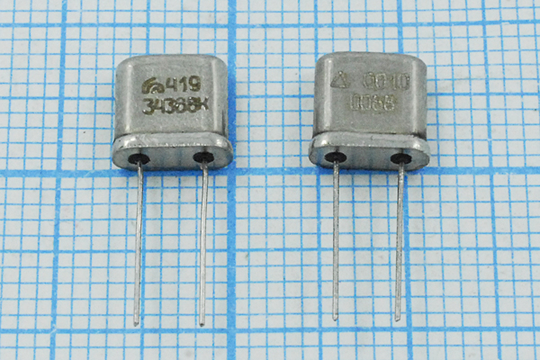 34368 \UM5\\\\РК419МН\1Г (419 34368К) --- Кварцевые резонаторы (пьезокерамические, диэлектрические, ПАВ (SAW), резонаторы из других пьезоматериалов)