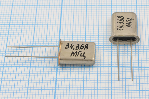 34368 \HC43U\S\\\РК374МД\ХСР 3Г Бужен --- Кварцевые резонаторы (пьезокерамические, диэлектрические, ПАВ (SAW), резонаторы из других пьезоматериалов)