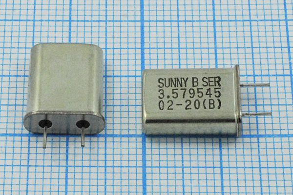 3579,545 \HC49U\S\\\SA[SUNNY]\1Г 4мм (SUNNY SER) --- Кварцевые резонаторы (пьезокерамические, диэлектрические, ПАВ (SAW), резонаторы из других пьезоматериалов)