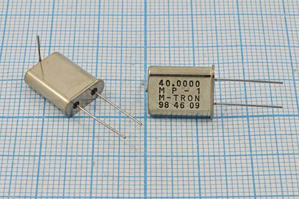 40000 \HC49U+LW\18\\\MP-1\3Г (M-TRON) --- Кварцевые резонаторы (пьезокерамические, диэлектрические, ПАВ (SAW), резонаторы из других пьезоматериалов)