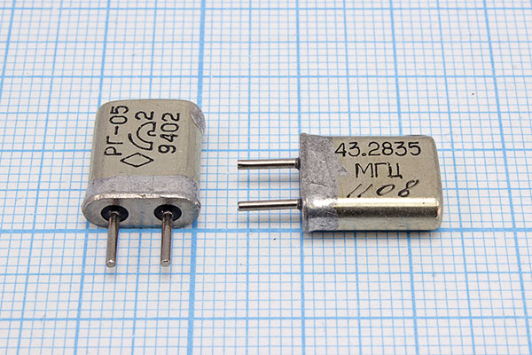 43283,5 \HC25U\\\\РГ05МА\3Г --- Кварцевые резонаторы (пьезокерамические, диэлектрические, ПАВ (SAW), резонаторы из других пьезоматериалов)