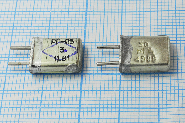50000 \HC25U\\\\РГ05МА\3Г --- Кварцевые резонаторы (пьезокерамические, диэлектрические, ПАВ (SAW), резонаторы из других пьезоматериалов)