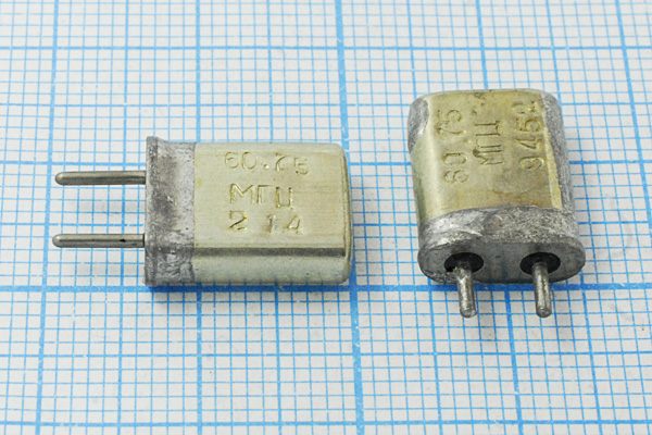 60750 \HC25U\\\\МА\5Г (60,750МГц) --- Кварцевые резонаторы (пьезокерамические, диэлектрические, ПАВ (SAW), резонаторы из других пьезоматериалов)