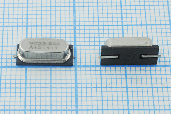 25000 \SMD49S4\11\ 30\ /0~70C\SX-1\1Г --- Кварцевые резонаторы (пьезокерамические, диэлектрические, ПАВ (SAW), резонаторы из других пьезоматериалов)