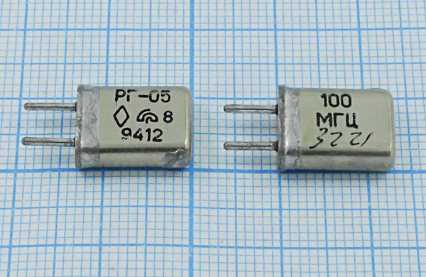 100000 \HC25U\S\\\РГ05МА\5Г --- Кварцевые резонаторы (пьезокерамические, диэлектрические, ПАВ (SAW), резонаторы из других пьезоматериалов)