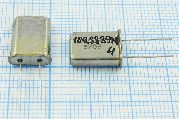109888,9 \HC49U\\\\МД\5Г --- Кварцевые резонаторы (пьезокерамические, диэлектрические, ПАВ (SAW), резонаторы из других пьезоматериалов)