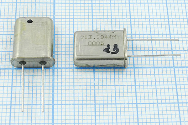 113194,4 \HC49U\\\\МД\5Г --- Кварцевые резонаторы (пьезокерамические, диэлектрические, ПАВ (SAW), резонаторы из других пьезоматериалов)