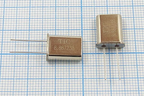 8867,238 \HC49U\12\\\HC-49U[TIC]\1Г (TIC 8.867238) --- Кварцевые резонаторы (пьезокерамические, диэлектрические, ПАВ (SAW), резонаторы из других пьезоматериалов)