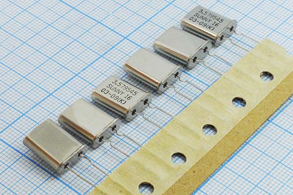 3579,545 \HC49U-LWF\16\ 30\ 30/-20~70C\SA[SUNNY]\1 --- Кварцевые резонаторы (пьезокерамические, диэлектрические, ПАВ (SAW), резонаторы из других пьезоматериалов)