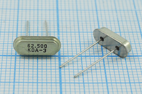 62500 \HC49S2\13\ 20\\\3Г (KDA-3) --- Кварцевые резонаторы (пьезокерамические, диэлектрические, ПАВ (SAW), резонаторы из других пьезоматериалов)