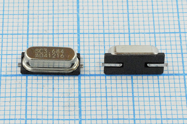 3684 \SMD49S4\16\ 30\ 50/-20~60C\SX-1\1Г (SC3.684) --- Кварцевые резонаторы (пьезокерамические, диэлектрические, ПАВ (SAW), резонаторы из других пьезоматериалов)