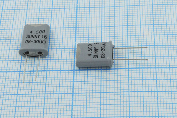 4500 \HC49U\16\ 50\ 50/-20~70C\SA[SUNNY]\1Г +SL --- Кварцевые резонаторы (пьезокерамические, диэлектрические, ПАВ (SAW), резонаторы из других пьезоматериалов)