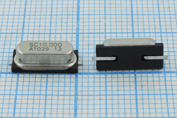 10000 \SMD49S4\12\ 50\ /-20~70C\SX-1\1Г (SC10.000A --- Кварцевые резонаторы (пьезокерамические, диэлектрические, ПАВ (SAW), резонаторы из других пьезоматериалов)