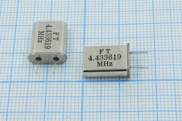 4433,619 \HC49U\18\ 30\ 20/-20~70C\U[FT]\1Г 5мм (F --- Кварцевые резонаторы (пьезокерамические, диэлектрические, ПАВ (SAW), резонаторы из других пьезоматериалов)