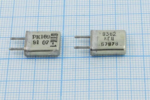9362 \HC25U\\\\РК169МА\1Г --- Кварцевые резонаторы (пьезокерамические, диэлектрические, ПАВ (SAW), резонаторы из других пьезоматериалов)