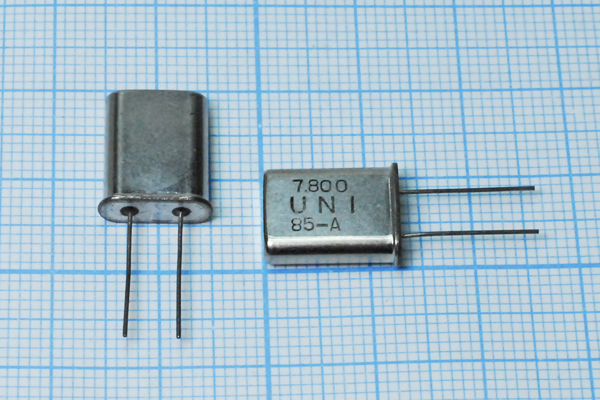 7800 \HC49U\30\\\\1Г (7,800UNI) --- Кварцевые резонаторы (пьезокерамические, диэлектрические, ПАВ (SAW), резонаторы из других пьезоматериалов)