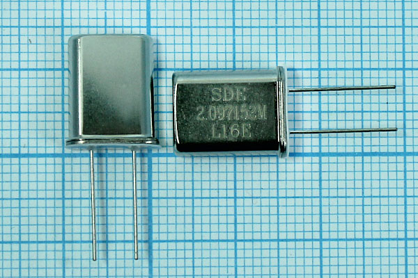 2097,152 \HC49U\16\ 10\ 30/-40~85C\49U[SDE]\1Г +IS --- Кварцевые резонаторы (пьезокерамические, диэлектрические, ПАВ (SAW), резонаторы из других пьезоматериалов)