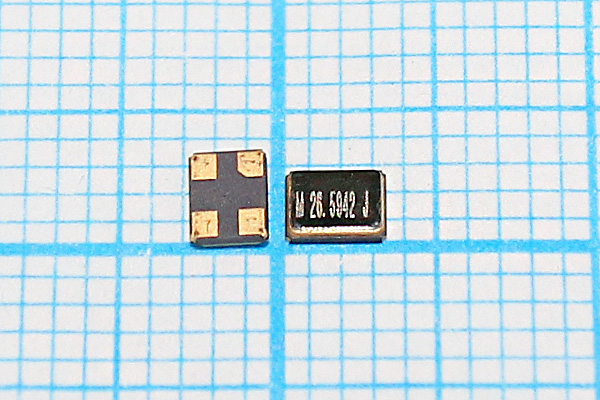 26594,2 \SMD03225C4\18\ 20\ /-20~70C\X32[MEC]\1Г --- Кварцевые резонаторы (пьезокерамические, диэлектрические, ПАВ (SAW), резонаторы из других пьезоматериалов)