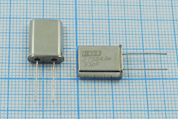 27584 \HC49U\33\ 30\ 40/-40~70C\РК374МД-8ВТ\1Г --- Кварцевые резонаторы (пьезокерамические, диэлектрические, ПАВ (SAW), резонаторы из других пьезоматериалов)