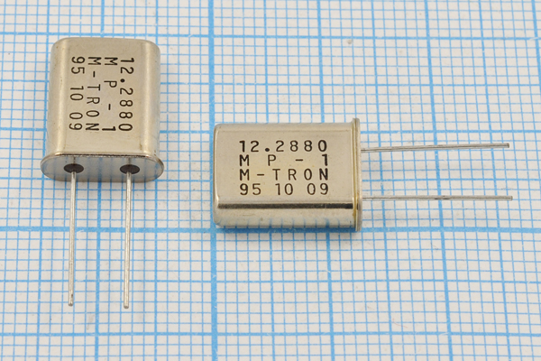 12288 \HC49U\18\\\MP-1\1Г (M-TRON) --- Кварцевые резонаторы (пьезокерамические, диэлектрические, ПАВ (SAW), резонаторы из других пьезоматериалов)