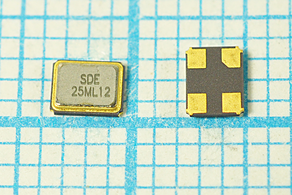 25000 \SMD03225C4\12\ 10\ 30/-40~85C\SMD0302\1Г --- Кварцевые резонаторы (пьезокерамические, диэлектрические, ПАВ (SAW), резонаторы из других пьезоматериалов)