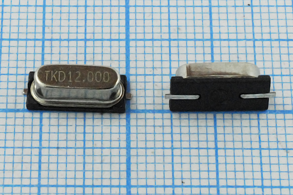 12000 \SMD49S4\16\ 20\\HC-49S3-SMD\1Г (TKD12.000) --- Кварцевые резонаторы (пьезокерамические, диэлектрические, ПАВ (SAW), резонаторы из других пьезоматериалов)