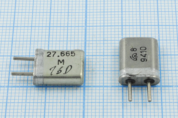 27665 \HC25U\\\\МА\3Г (27.665М) --- Кварцевые резонаторы (пьезокерамические, диэлектрические, ПАВ (SAW), резонаторы из других пьезоматериалов)