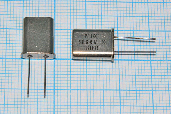 26690 \HC49U\20\ 30\\HC49U[MEC]\3Г (MEC) --- Кварцевые резонаторы (пьезокерамические, диэлектрические, ПАВ (SAW), резонаторы из других пьезоматериалов)