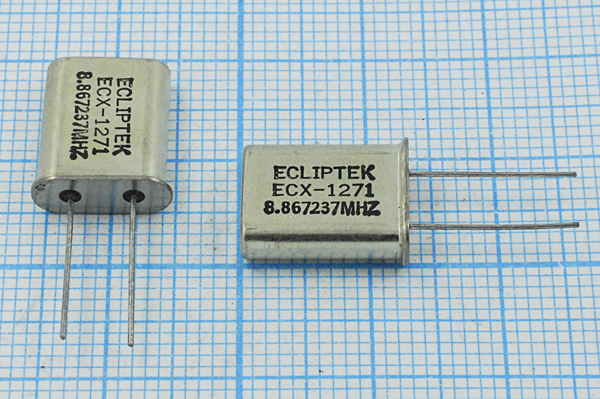 8867,238 \HC49U\18\\\EU[HC49U]\1Г (ECLIPTEK) --- Кварцевые резонаторы (пьезокерамические, диэлектрические, ПАВ (SAW), резонаторы из других пьезоматериалов)