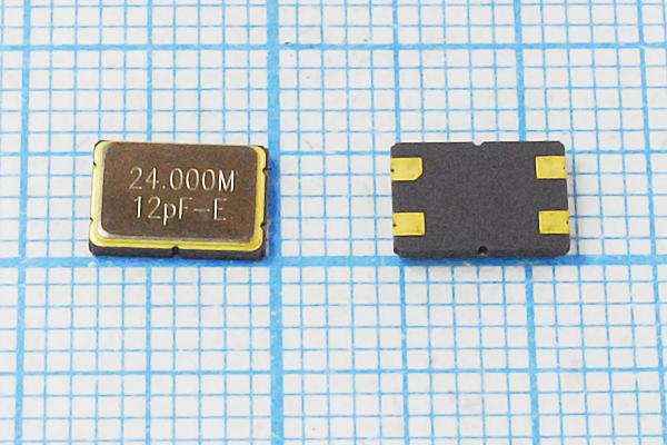 24000 \SMD07050C4\12\ 10\ 30/-40~85C\S7050\1Г --- Кварцевые резонаторы (пьезокерамические, диэлектрические, ПАВ (SAW), резонаторы из других пьезоматериалов)