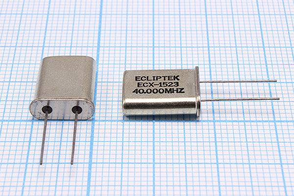 40000 \HC49U\S\\\EU[HC49U]\3Г (ECLIPTEK ECX-1523) --- Кварцевые резонаторы (пьезокерамические, диэлектрические, ПАВ (SAW), резонаторы из других пьезоматериалов)